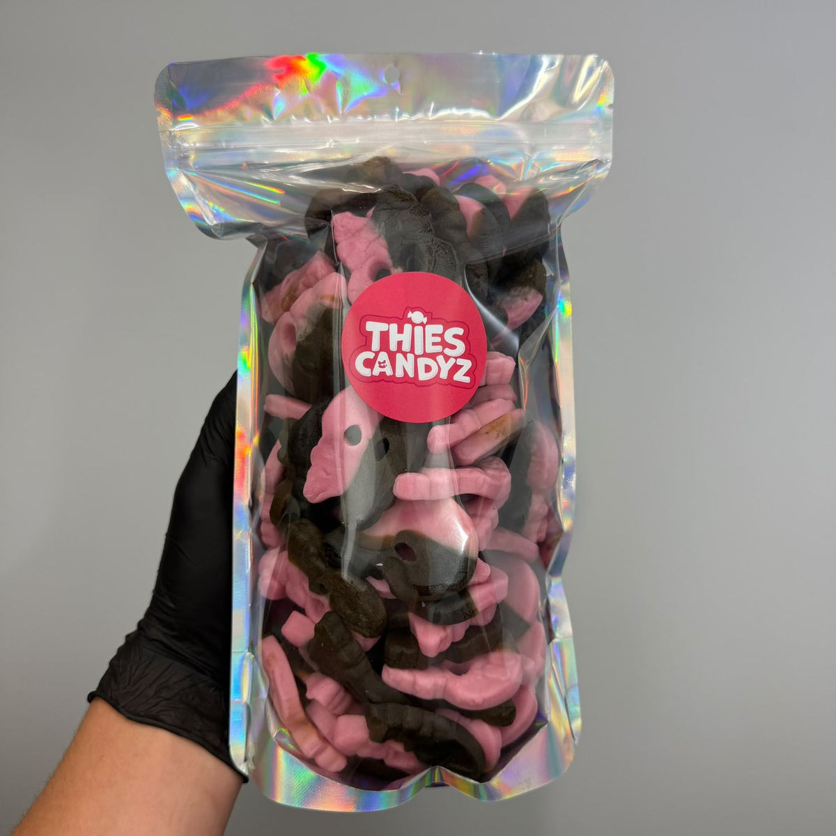 BUBS Skulls Foam Raspberry Liquorice 1 KG β Kilo Knaller Halloween Editie