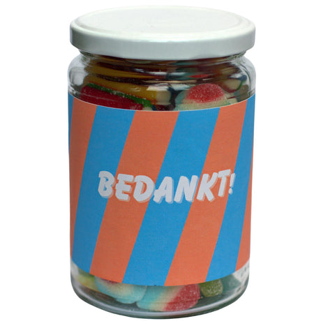 Bedankt snoeppot