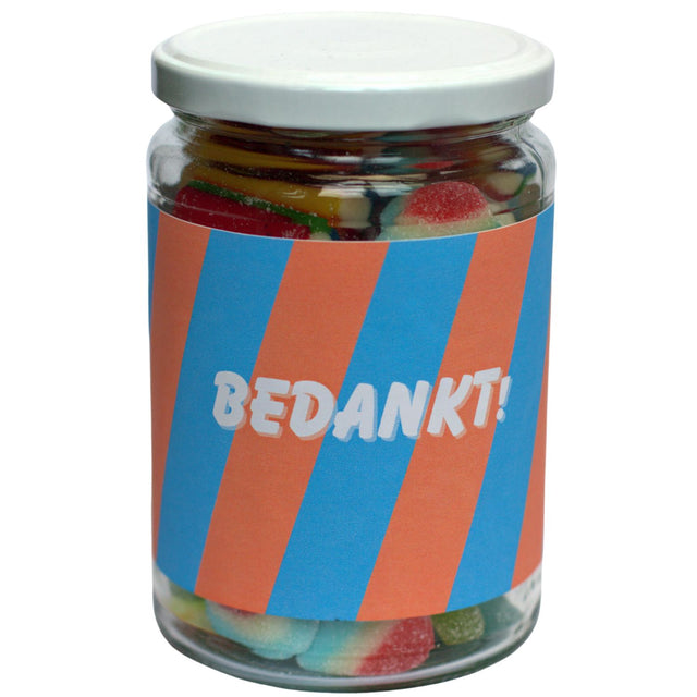 Bedankt snoeppot