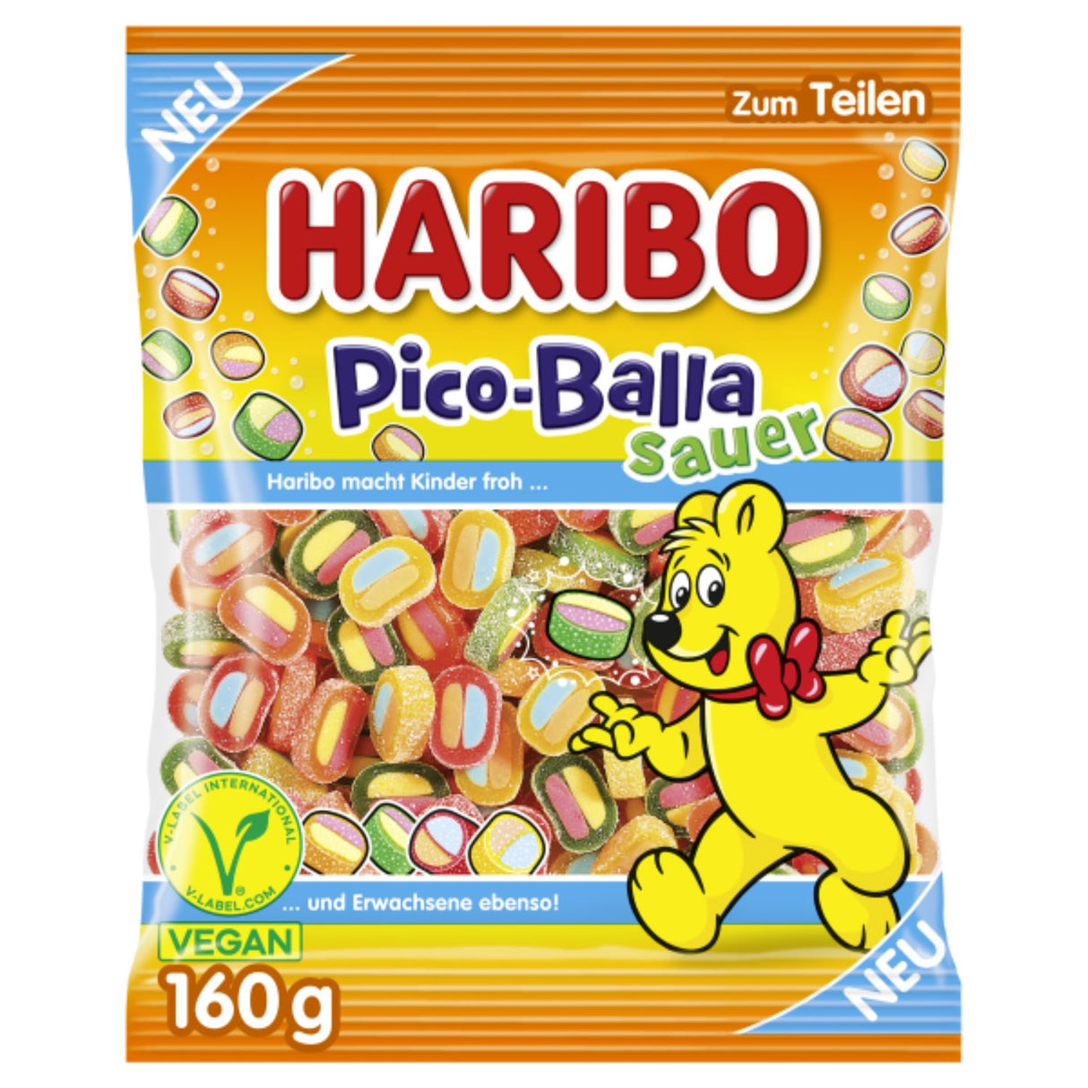 Haribo Pico-Balla Sour 160g - Thiescandyz