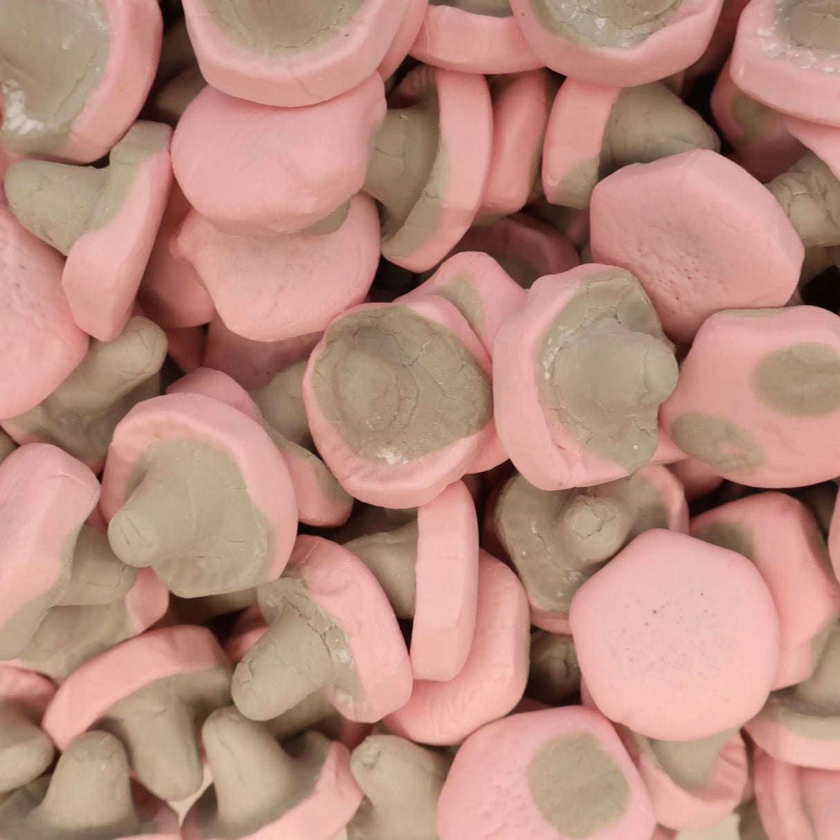 Raspberry Drop Mushrooms