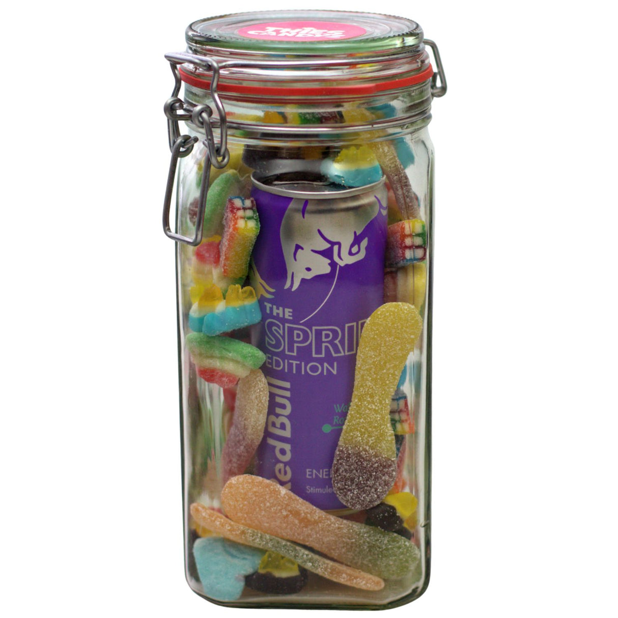 Snoeppot met Red Bull Purple Edition - Thiescandyz