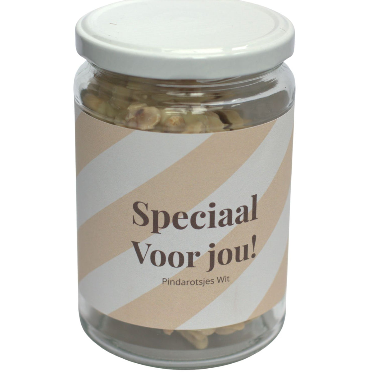 Speciaal voor jou! Pindarotsjes wit