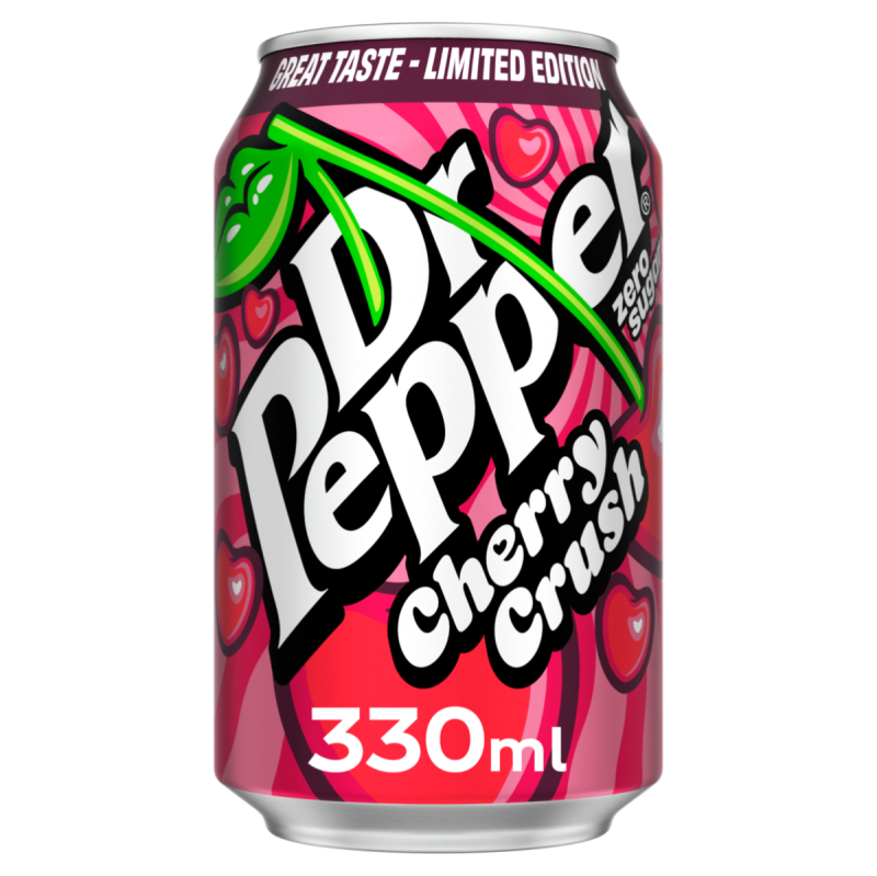 Dr Pepper Cherry Crush Zero Sugar 330ml