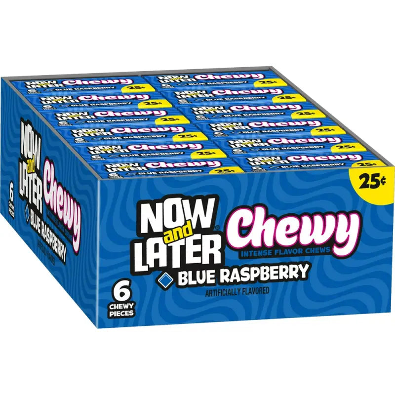 Now & Later Blue Raspberry 24 stuks