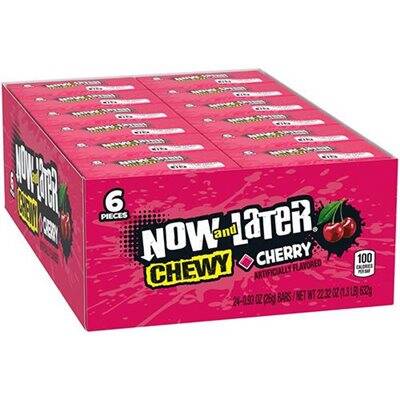 Now & Later Cherry 24 stuks