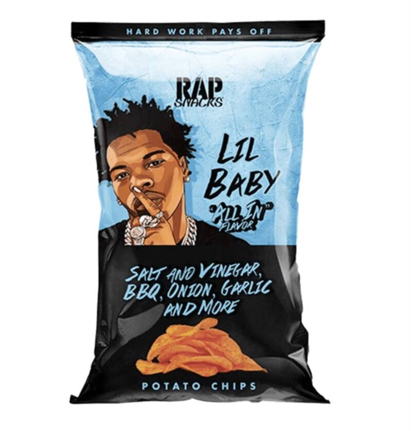 RAP SNACKS LIL BABY ALL IN FLAVOR 12x71g THT 09-2025