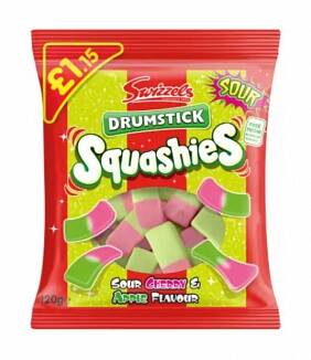 Squashies Cherry & Apple 12x120g
