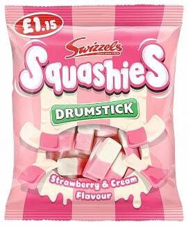 Squashies Strawberry & Cream 12x120g