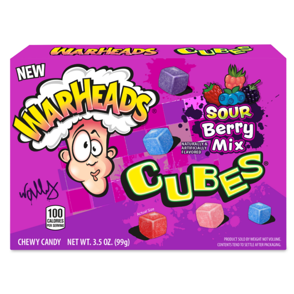 Warheads Cubes Sour Berry Mix 99g