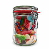 Gevulde Snoeppot met Logo – Weckpot 800ml