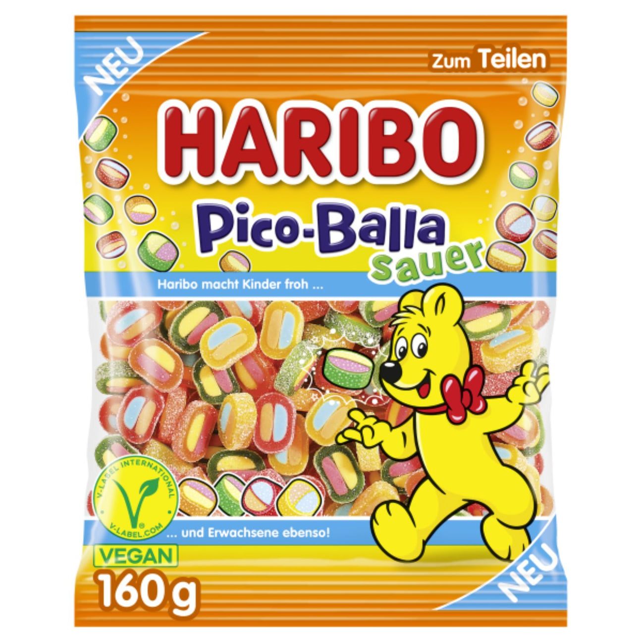Haribo Pico-Balla Sour 160g - Thiescandyz