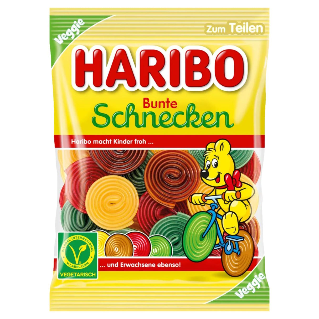 haribo bunte schnecken Veggie 160g
