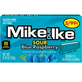 Mike and Ike Sour Blue Raspberry 22g - Thiescandyz