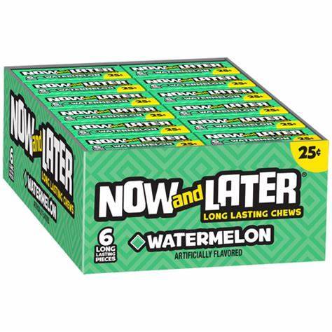 Now & Later Watermelon 24x26g