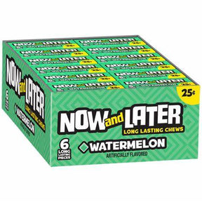 Now and Later Watermelon 24-pack kauwsnoep, Amerikaans snoep bij ThiesCandyz